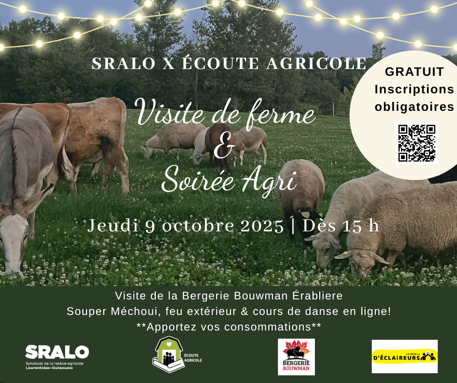 Visite de ferme & soirée Agri