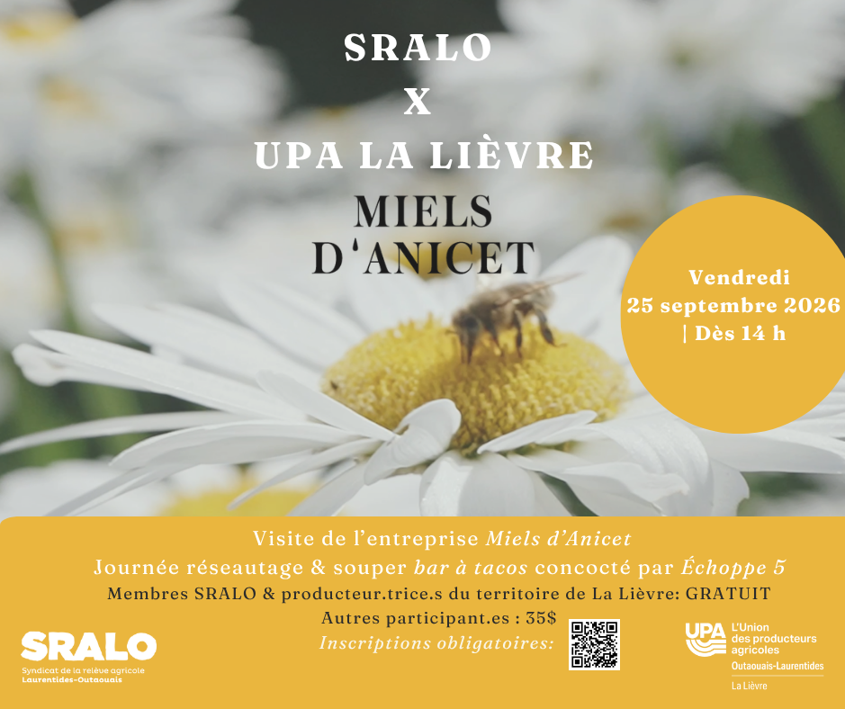 Activité d'automne SRALO x UPA La Lièvre