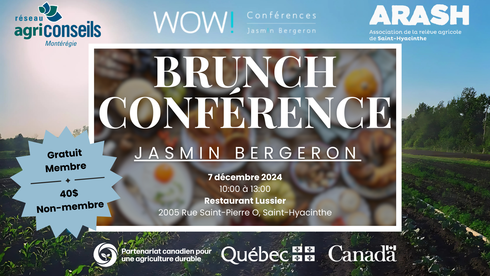 Brunch Conférence - L'effet WOW!