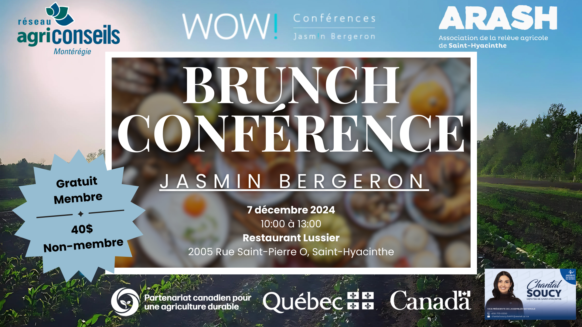 Brunch Conférence - L'effet WOW!