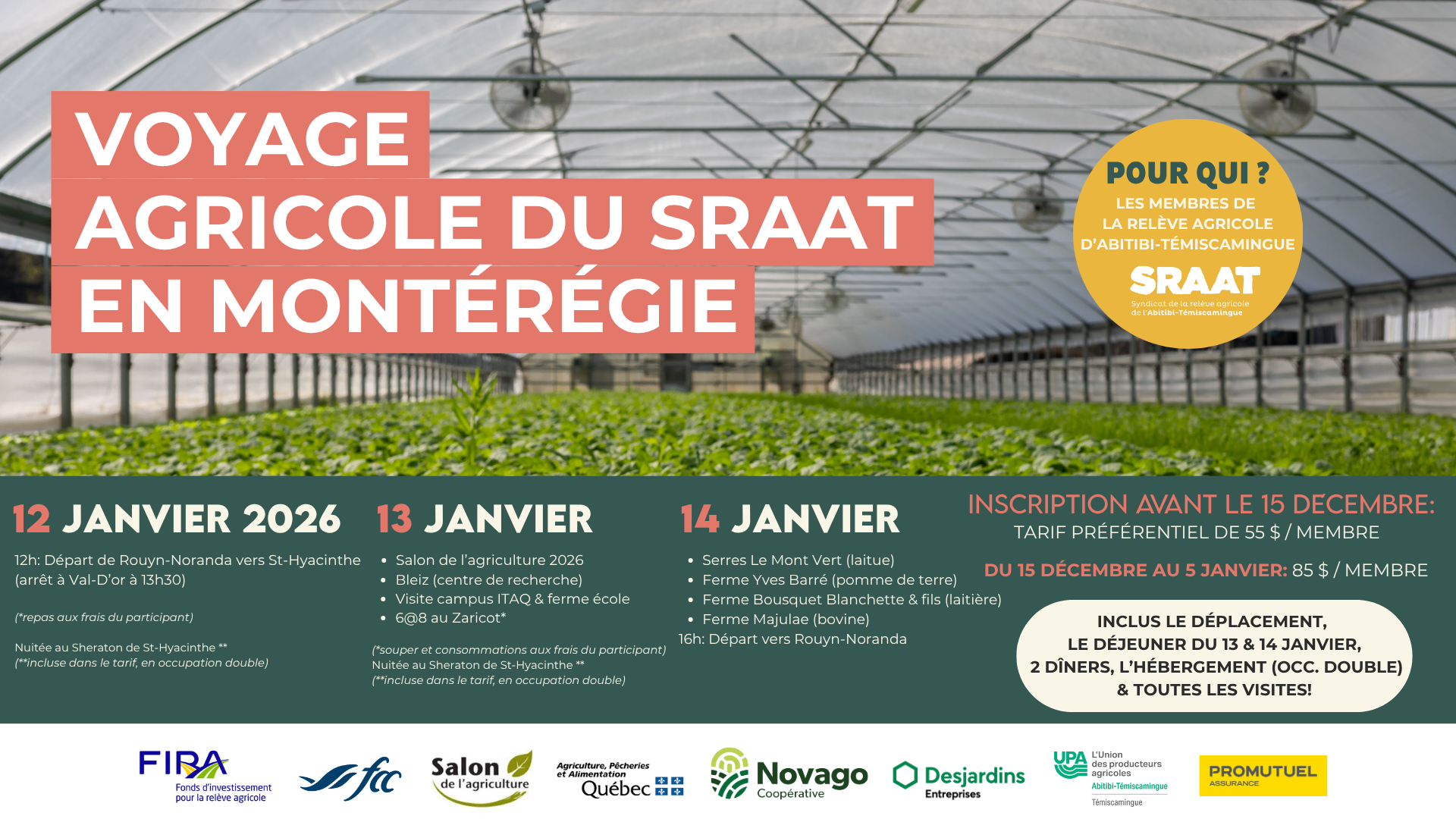 Voyage agricole du SRAAT