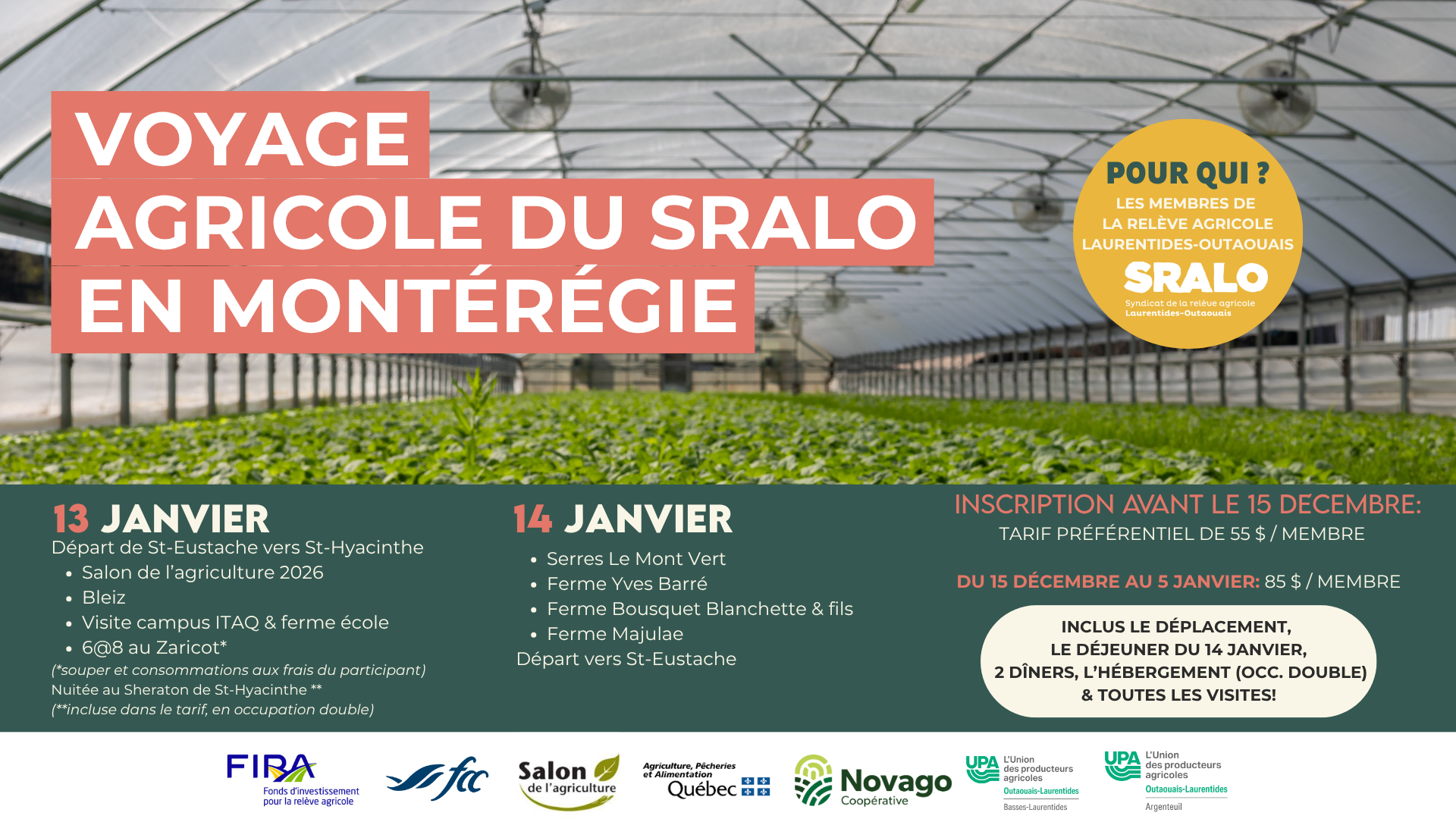 Voyage agricole du SRALO