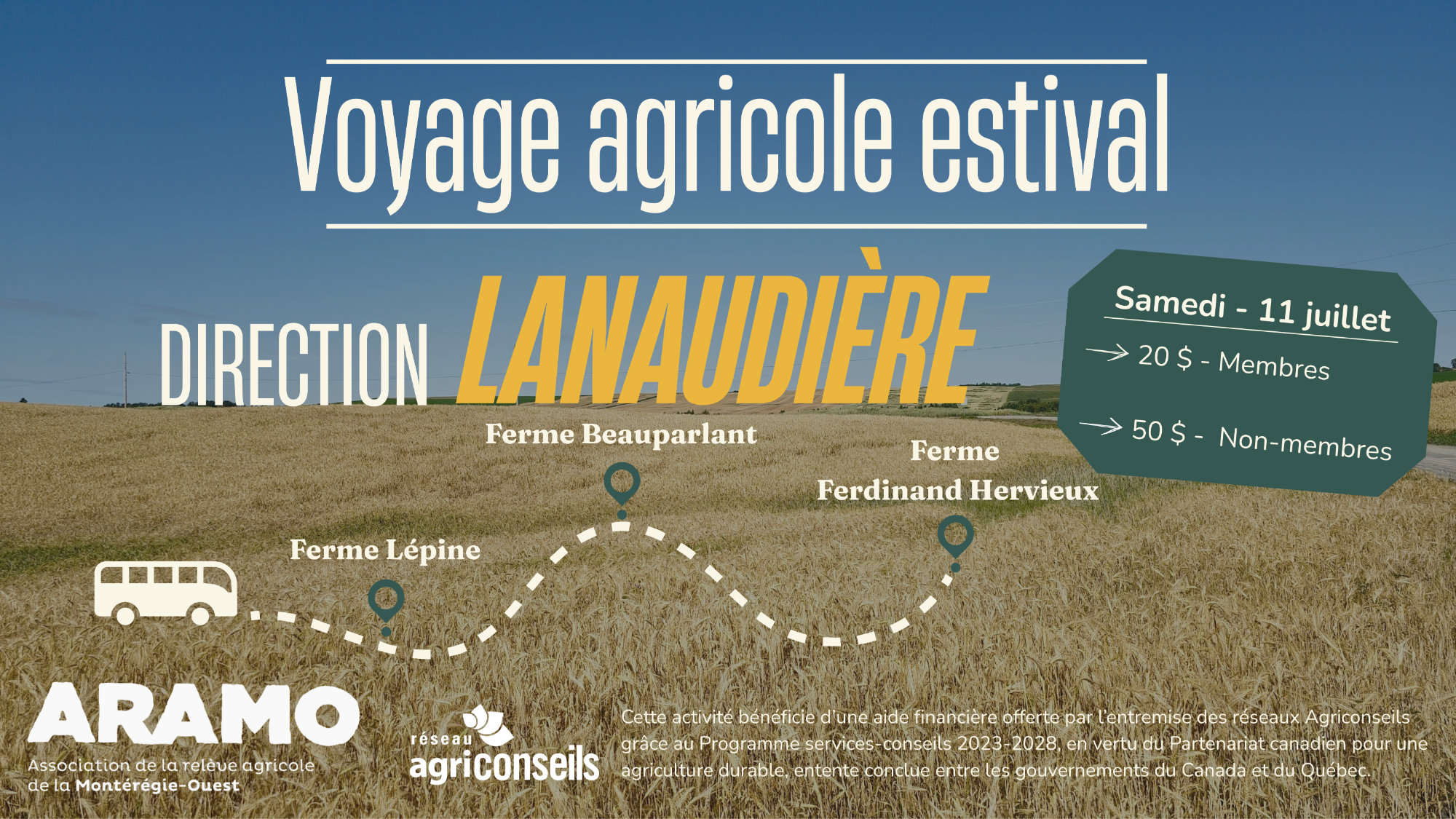 Voyage Estival 2026 - ARAMO