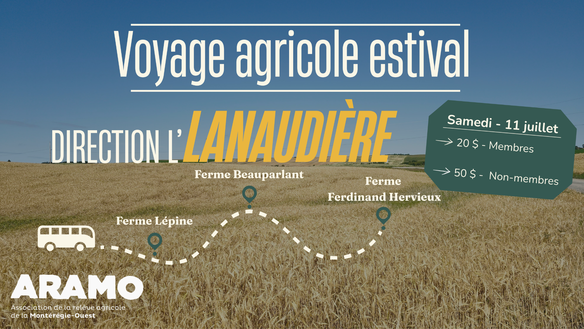 Voyage Estival 2026 - ARAMO