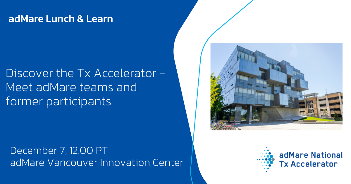 adMare Lunch & Learn: Discover the Tx Accelerator - Meet adMare teams and former participants