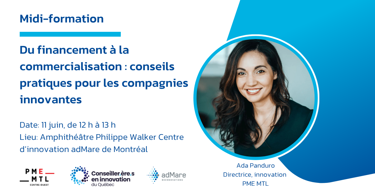 Midi-formation : Du financement à la commercialisation : conseils pratiques pour les compagnies innovantes