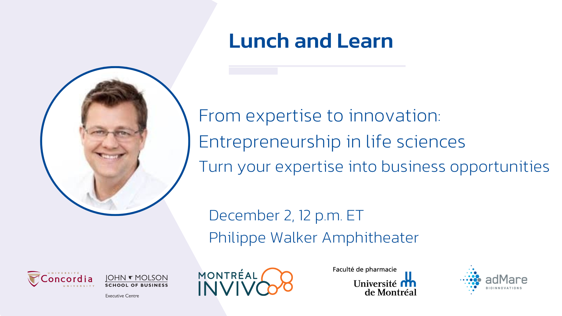 From expertise to innovation: Entrepreneurship in life sciences