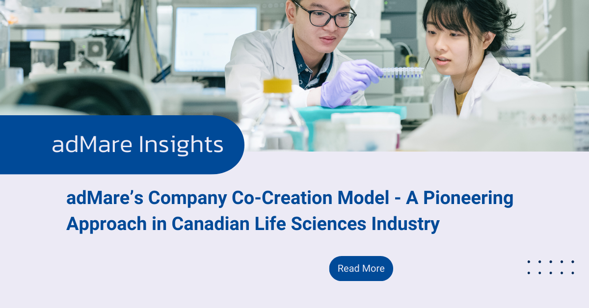 adMare’s Company Co-Creation Model - A Pioneering Approach in Canadian Life Sciences Industry