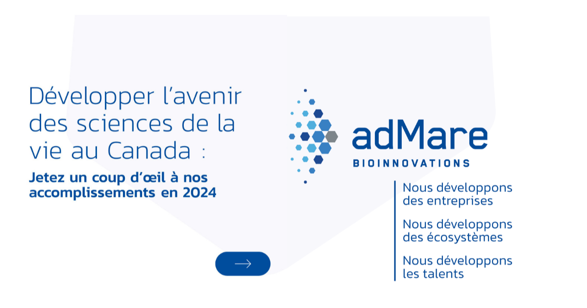 Faits saillants 2024 d'adMare BioInnovations