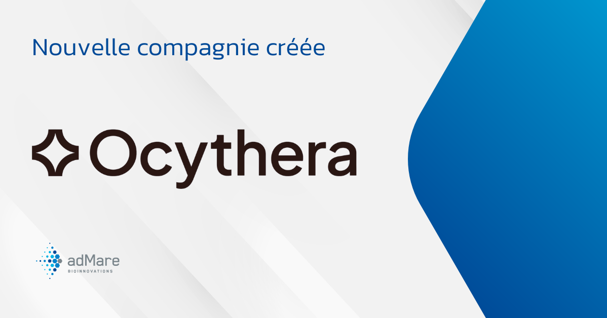 adMare BioInnovations annonce la création d’Ocythera: une nouvelle compagnie canadienne en sciences de la vie qui fait progresser les thérapies pour les maladies osseuses rares