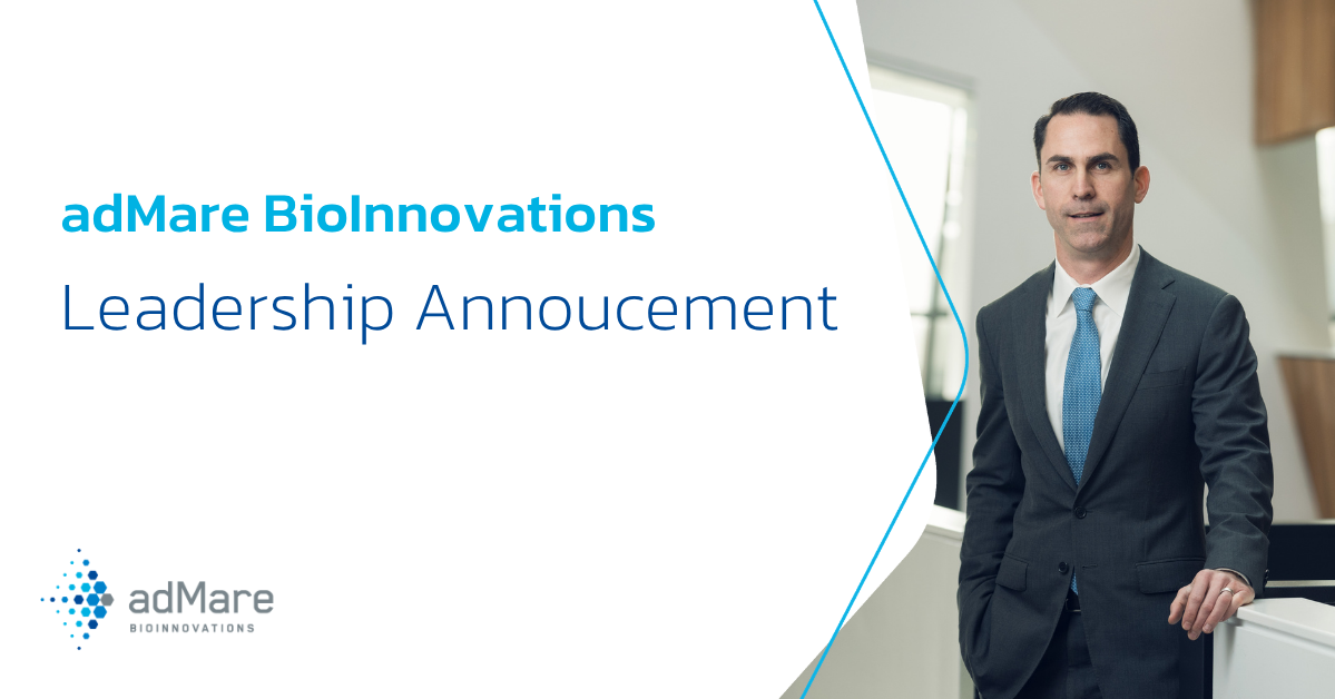 adMare BioInnovations Leadership Announcement