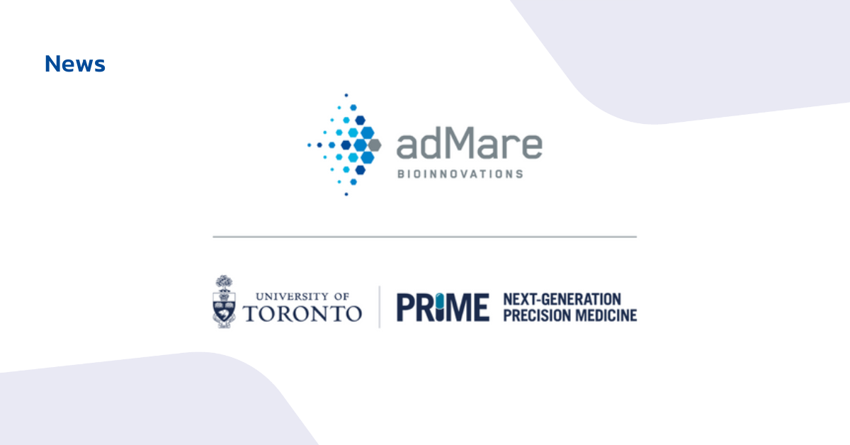 adMare Bioinnovations and PRiME Next-Generation Precision Medicine Collaborate to Translate Academic Research into Life Changing Therapeutics