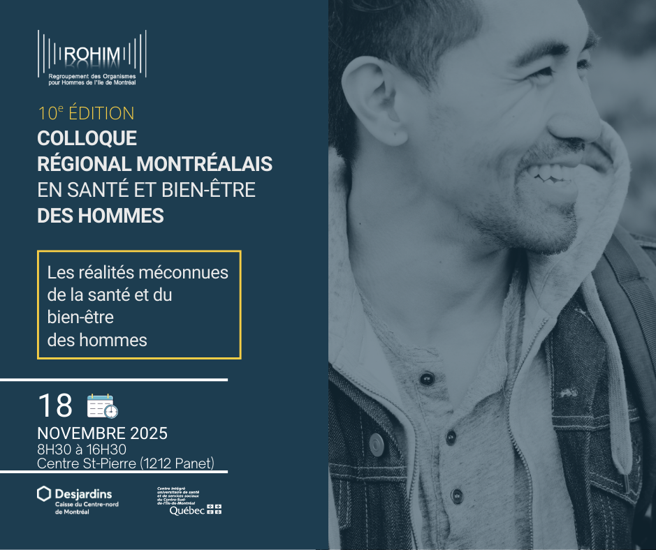 2025 - Colloque régional montréalais en santé et bien-être des hommes
