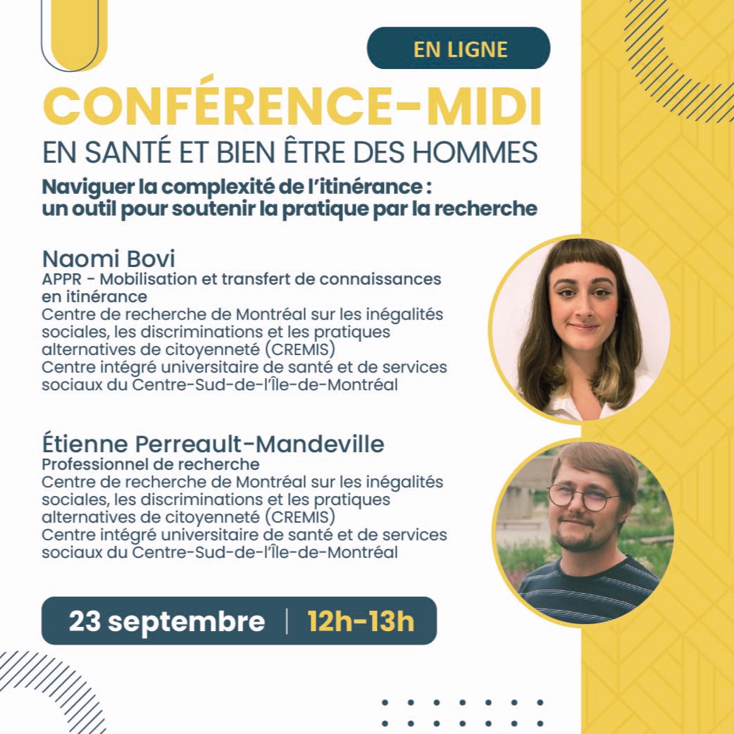 Conférence-midi - Naviguer la complexité de l’itinérance
