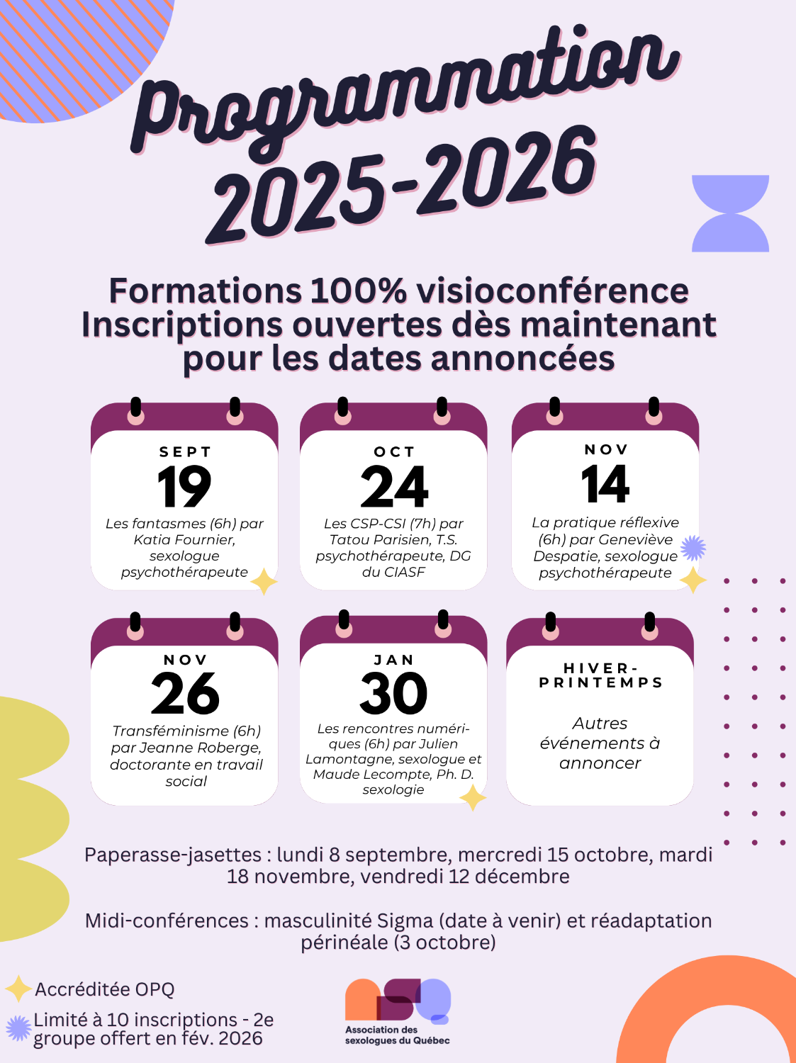 Formation 2025-2026