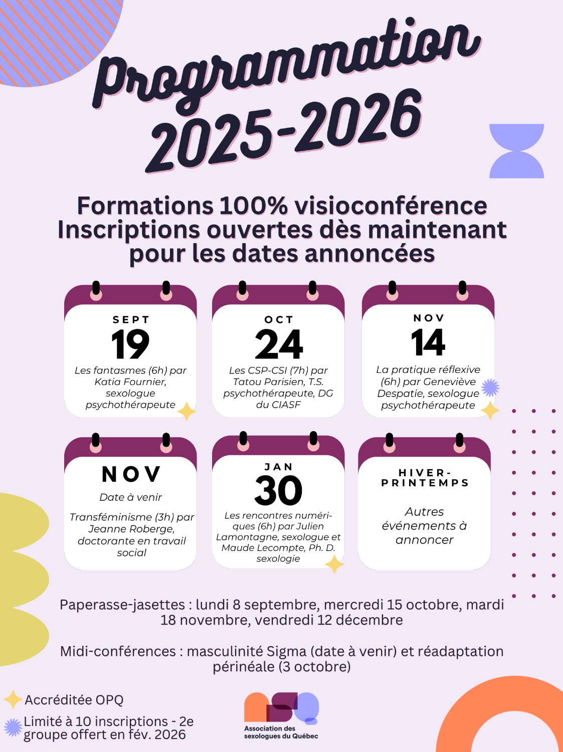 Formation 2025-2026