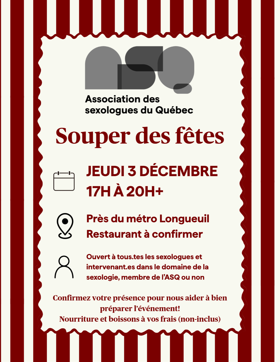 Souper fêtes ASQ