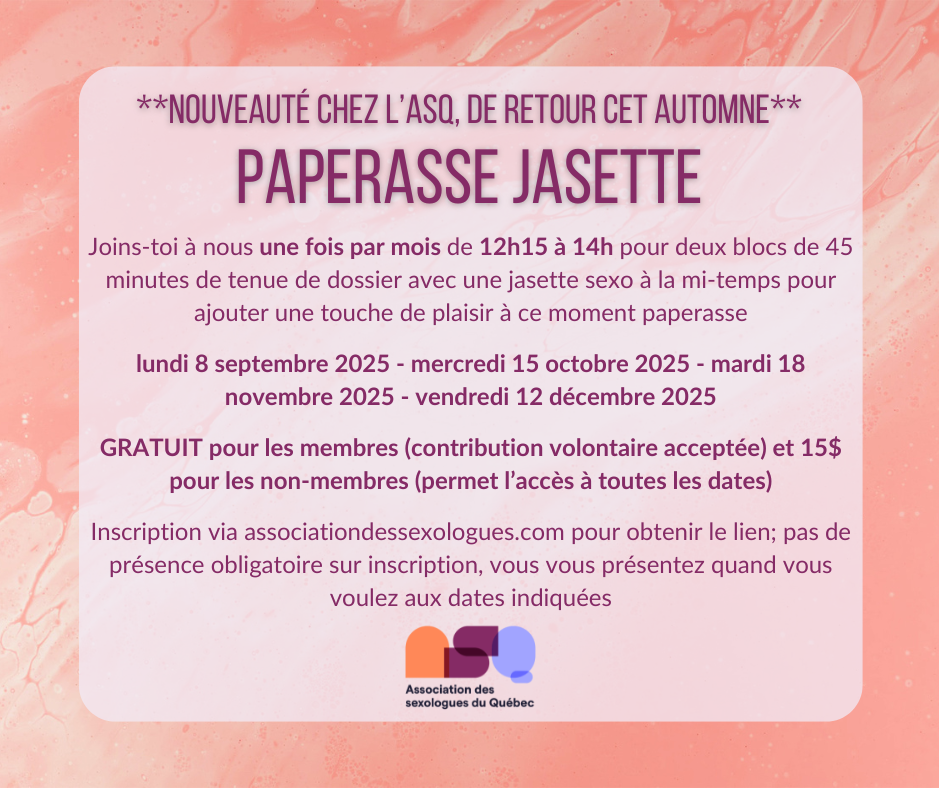 Paperasse jasette automne 2025