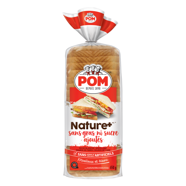 Pain POM Nature+ Sans gras ni sucre ajoutés