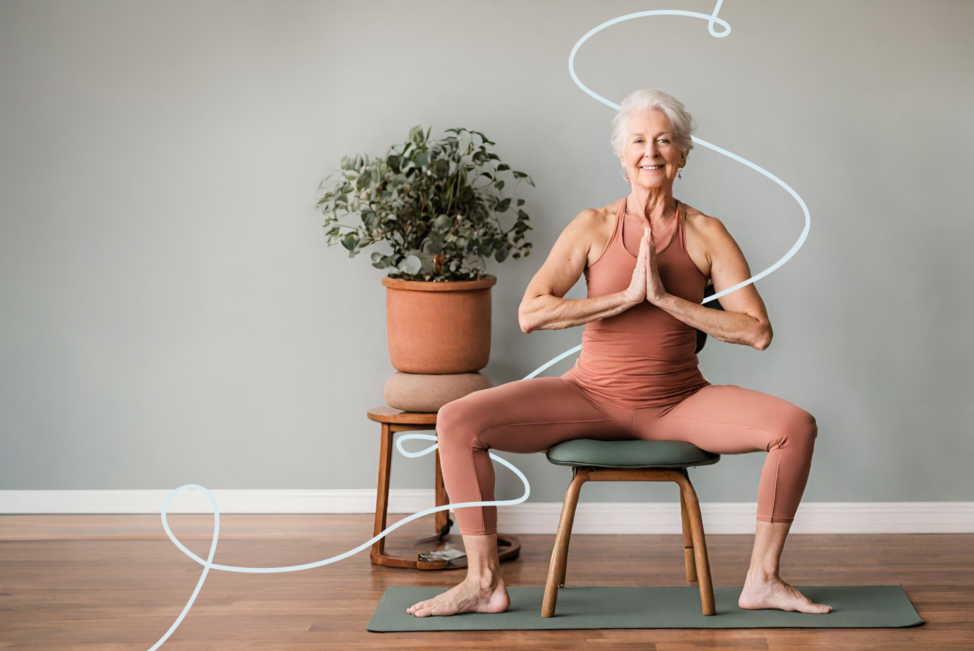 Yoga sur chaise