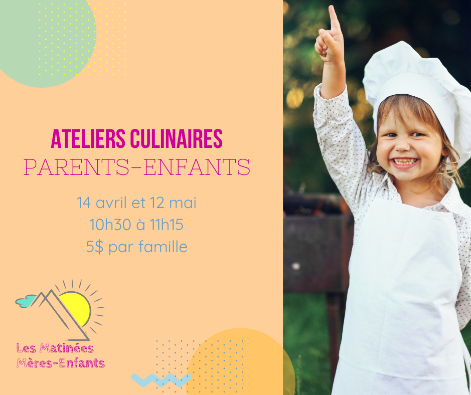 Atelier culinaire (2-5ans)