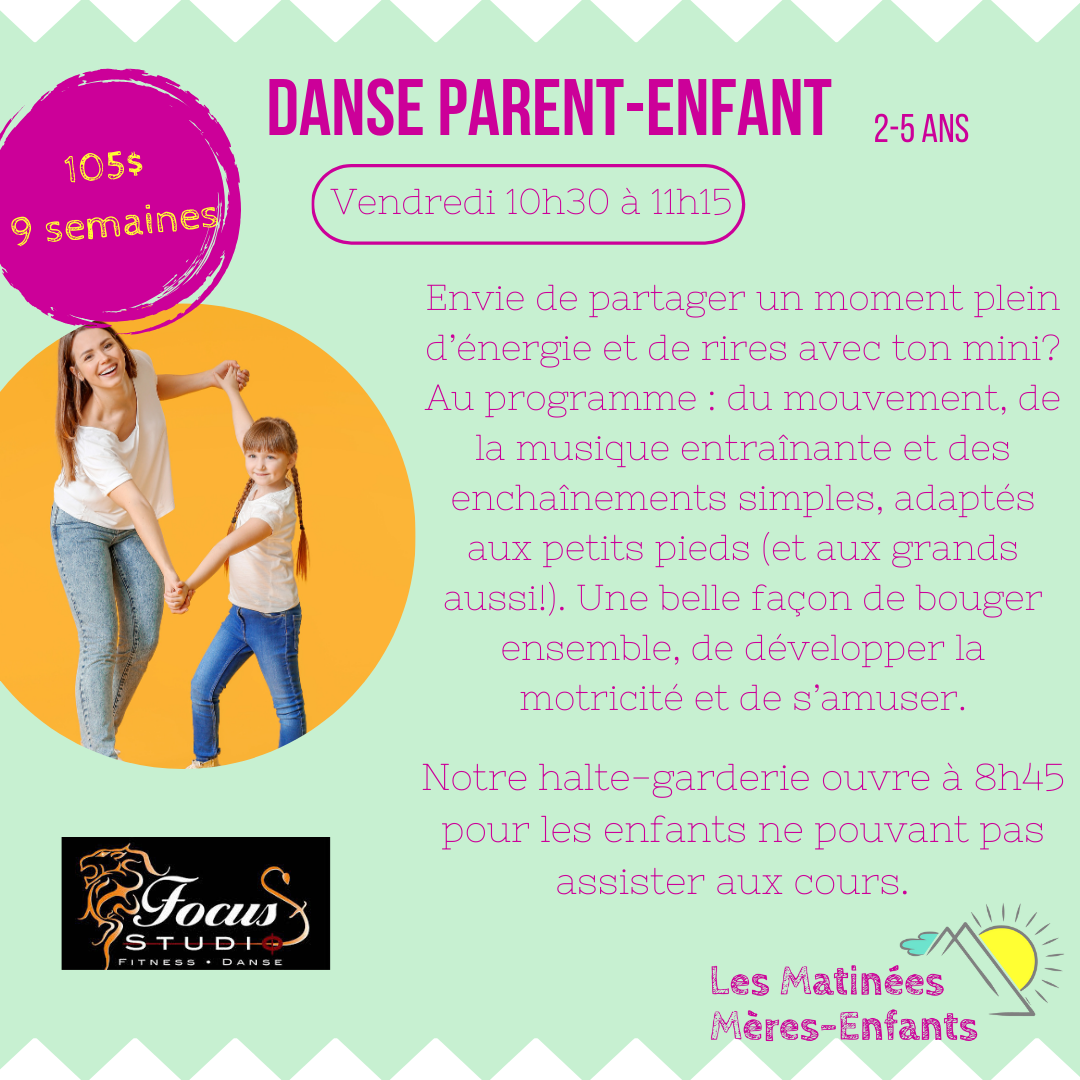 Cours de danse parents/enfants (2-5ans)