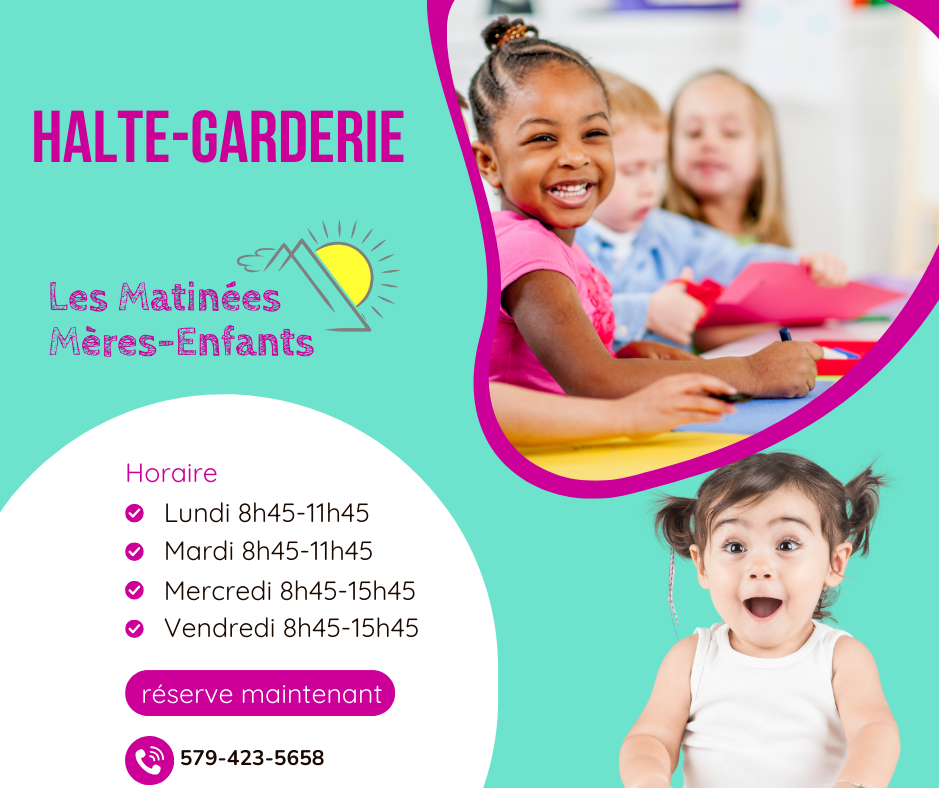 Halte-garderie- Vendredi 30 mai
