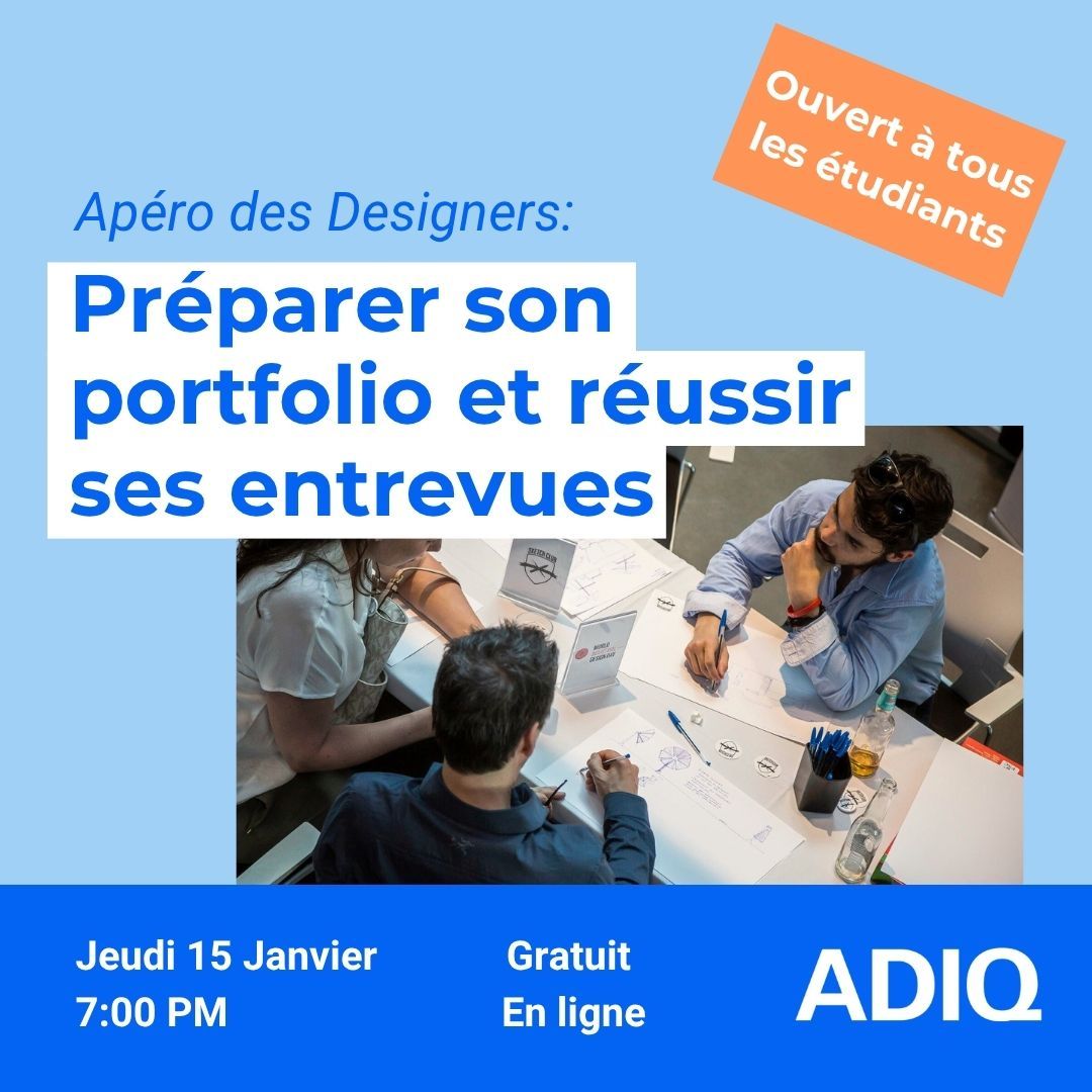 Préparer son portfolio et réussir ses entrevues en design