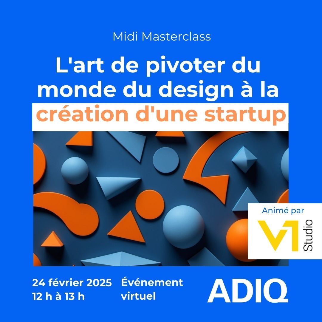 L'art de pivoter du monde du design à la création d'une startup