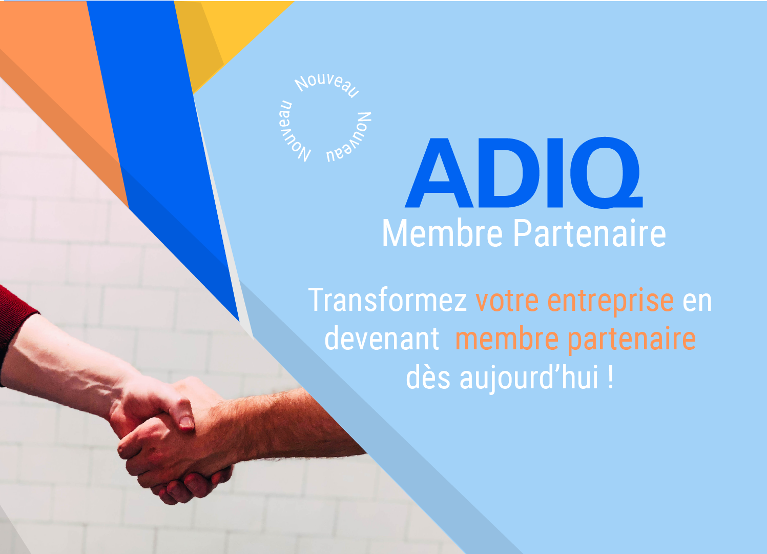 Devenez membre partenaire