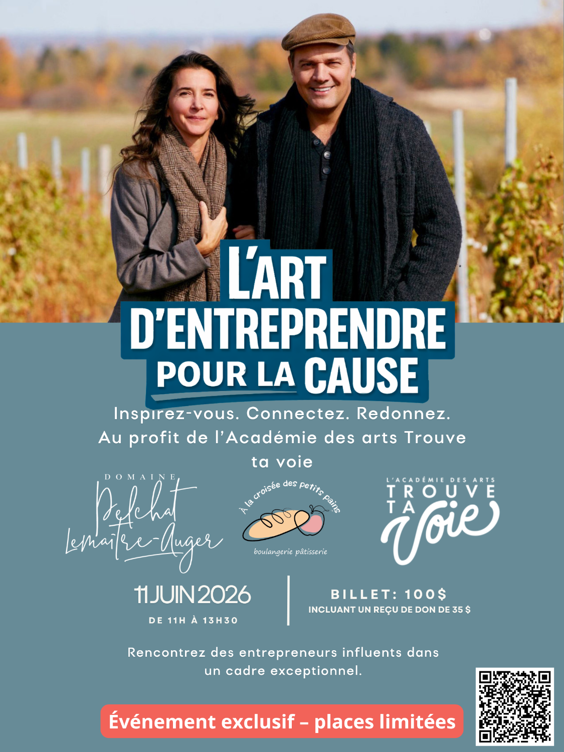 L'art d'entreprendre pour la cause!