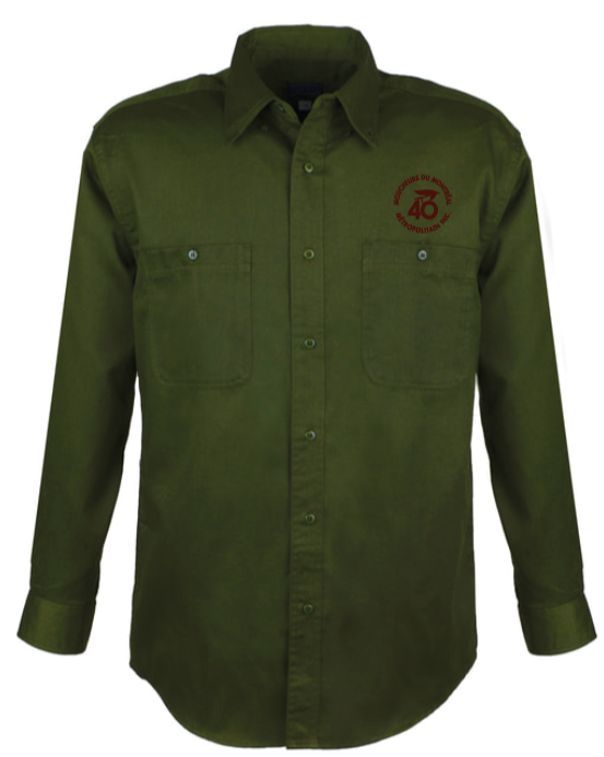 Chemise verte - 40e anniversaire