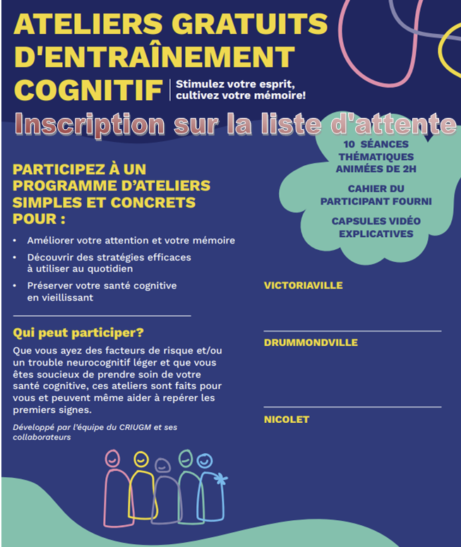 ATTENTE - Ateliers d'entraînement cognitif - Nicolet