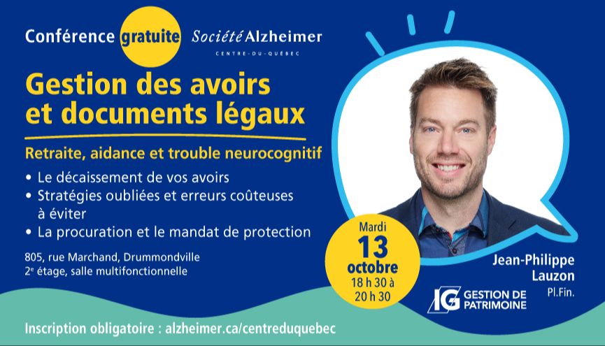 Conférence - Gestion des avoirs et documents légaux