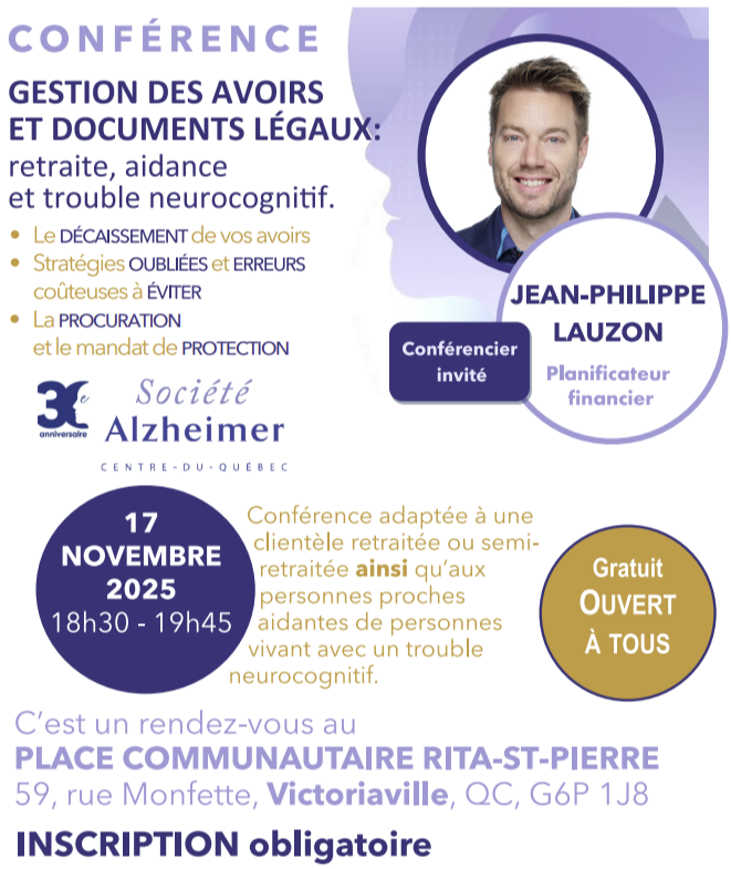 Conférence - Gestion des avoirs et documents légaux