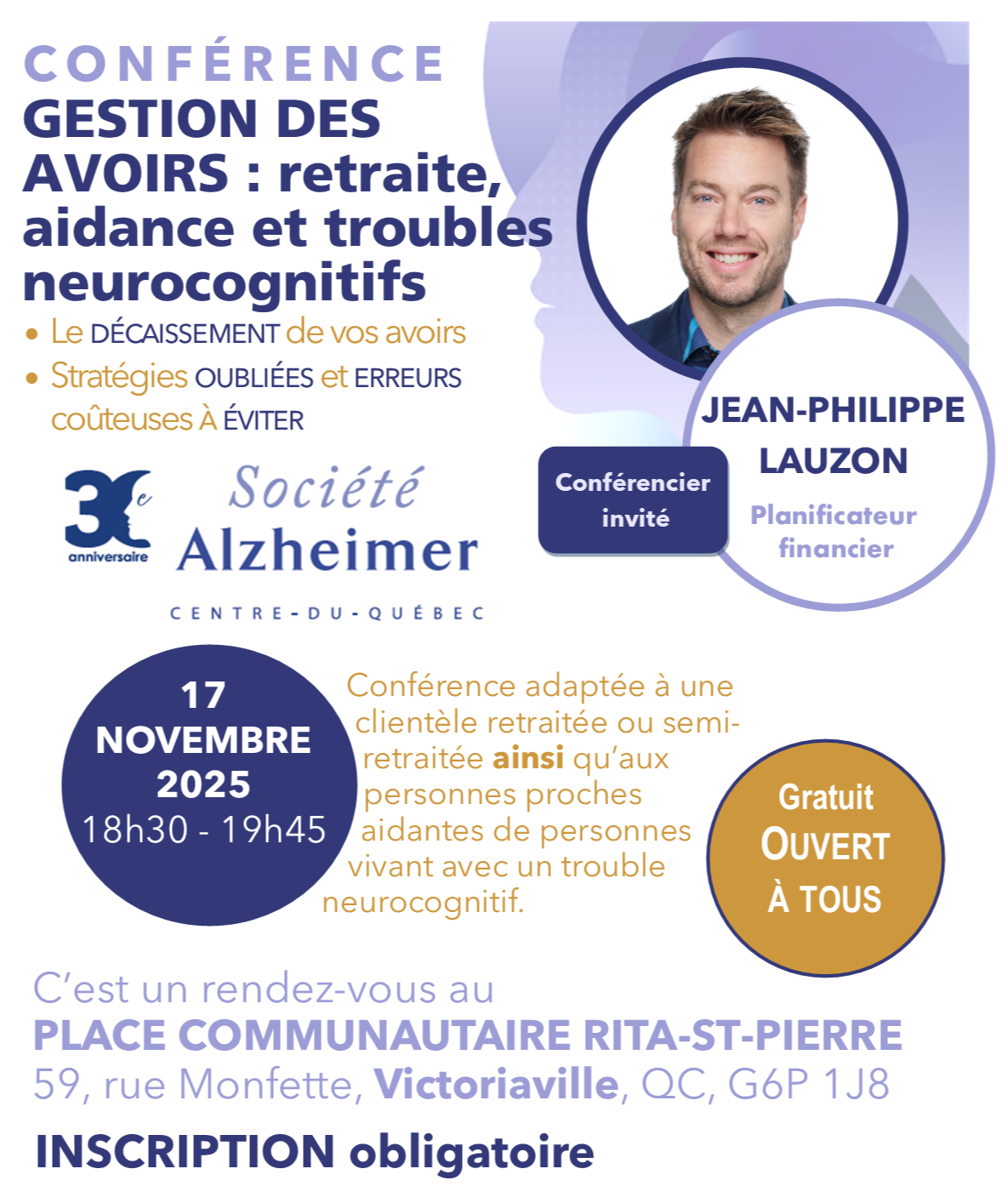 Conférence - Gestion des avoirs