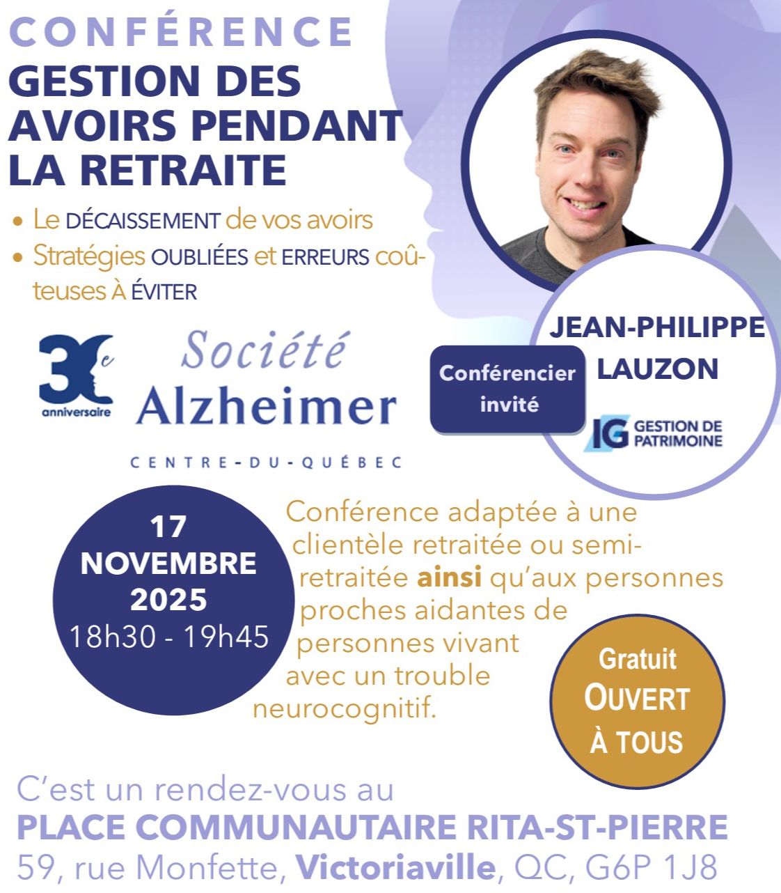 Conférence - Gestion des avoirs