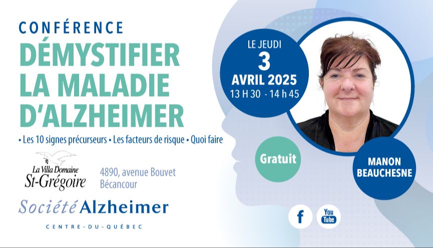 Conférence Démystifier la maladie d'Alzheimer