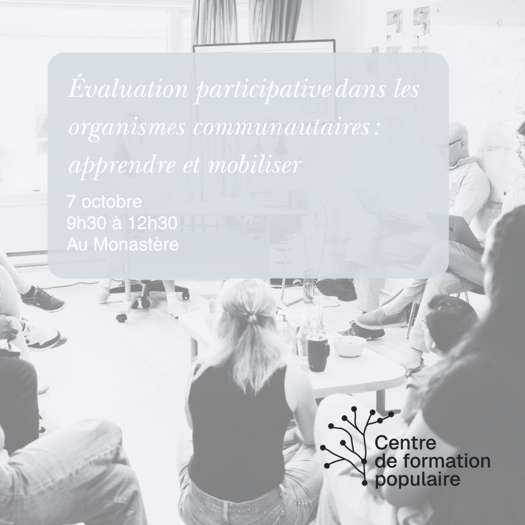 Évaluation participative dans les organismes communautaires : apprendre et mobiliser