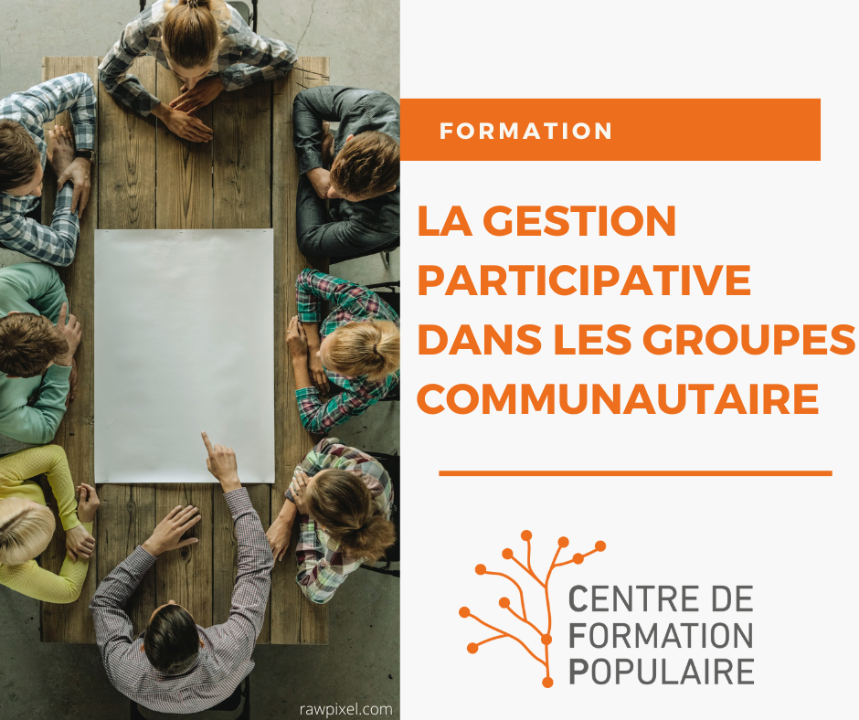 Gestion participative dans les groupes communautaires