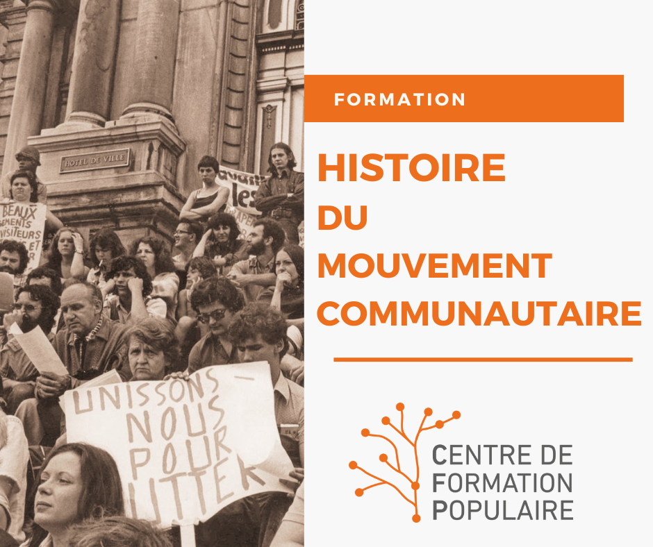 Histoire du mouvement communautaire au Québec - En virtuel