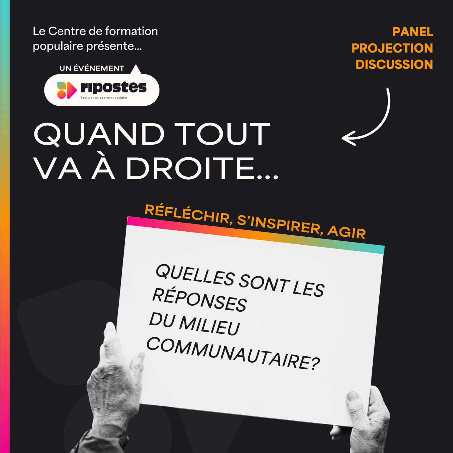 Quand tout va à droite...quelles sont les réponses du milieu communautaire?
