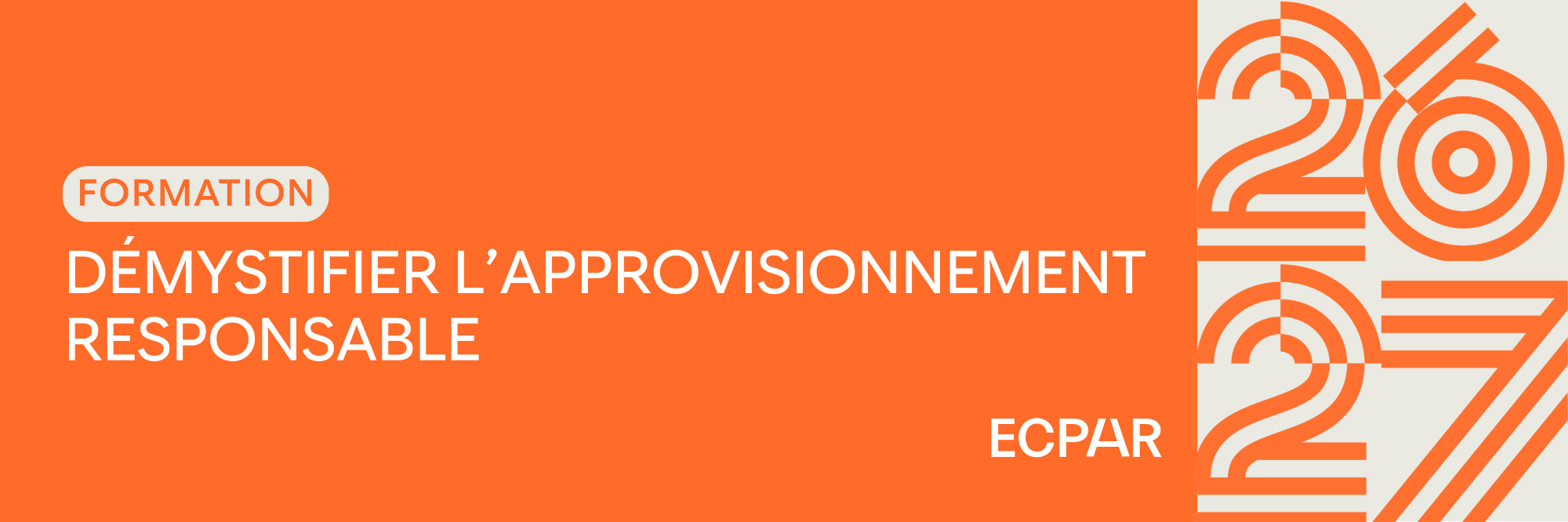 Formation : Démystifier l'approvisionnement responsable