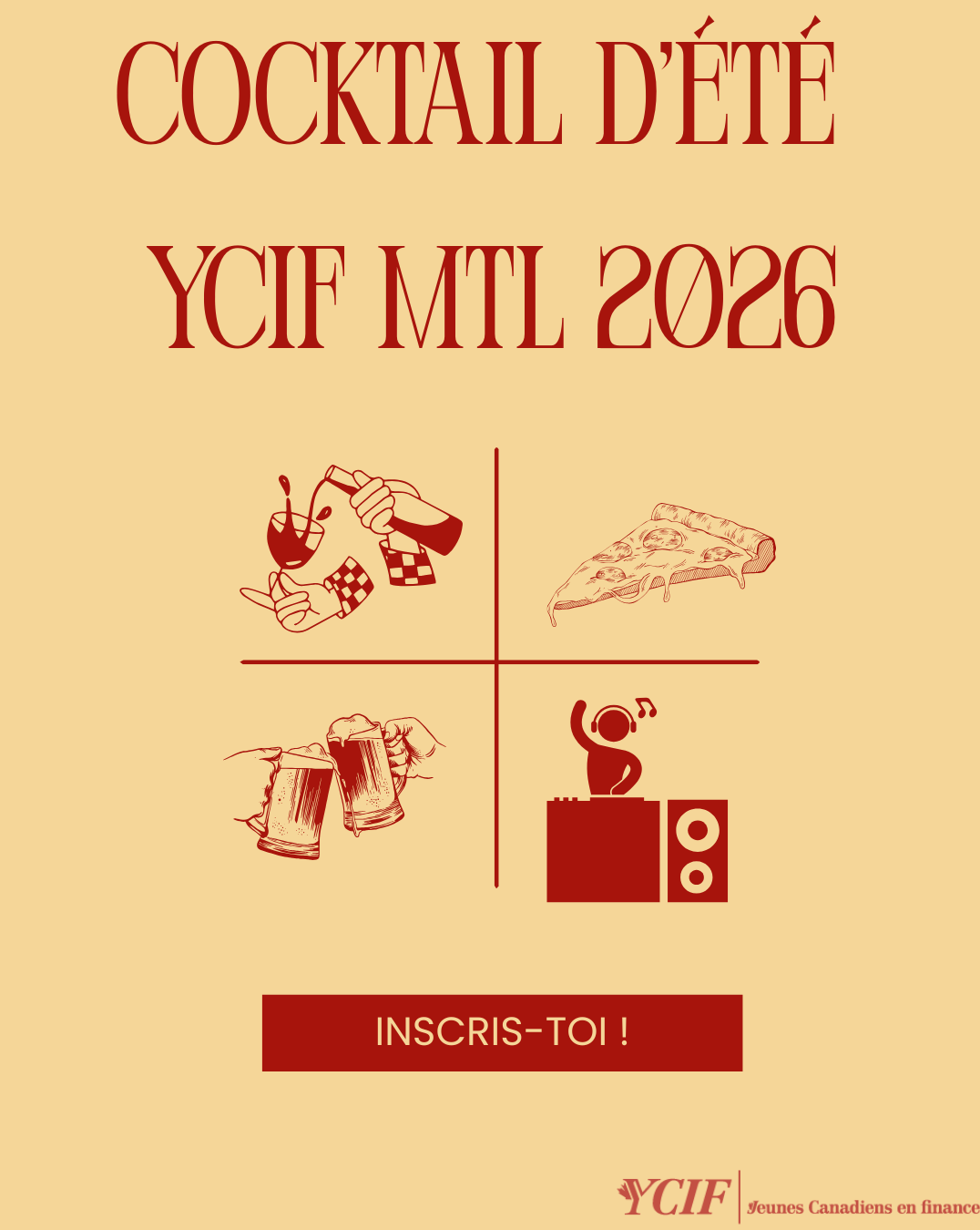 YCIF MTL Summer Cocktail 2026