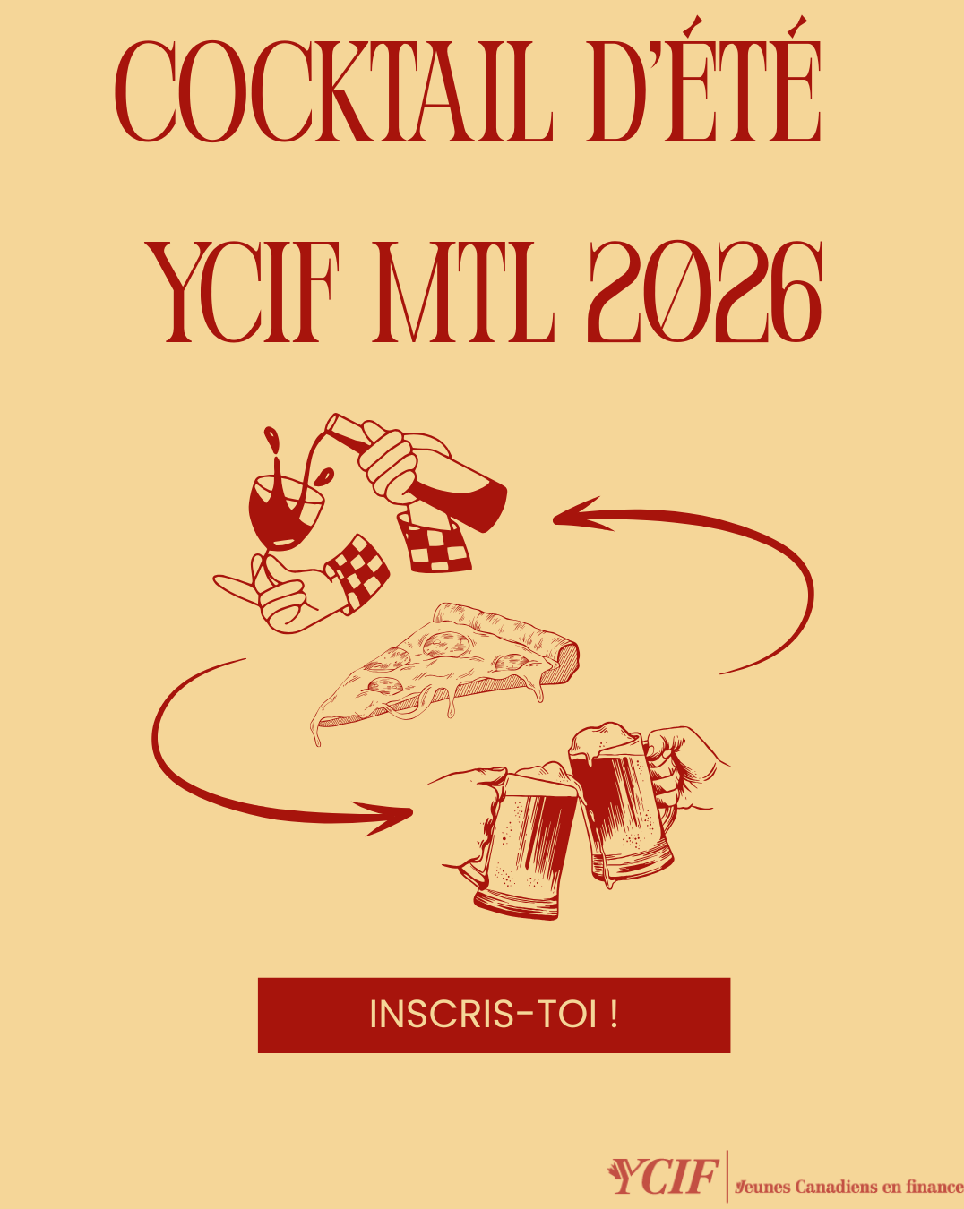 Cocktail d'été YCIF MTL 2026