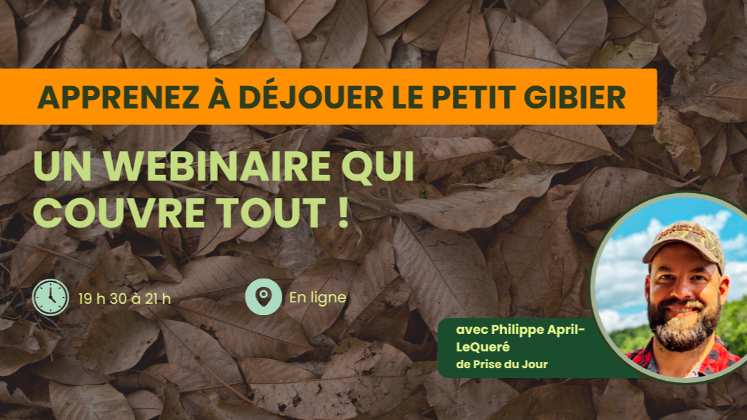 Webinaire: Apprenez à déjouer le petit gibier