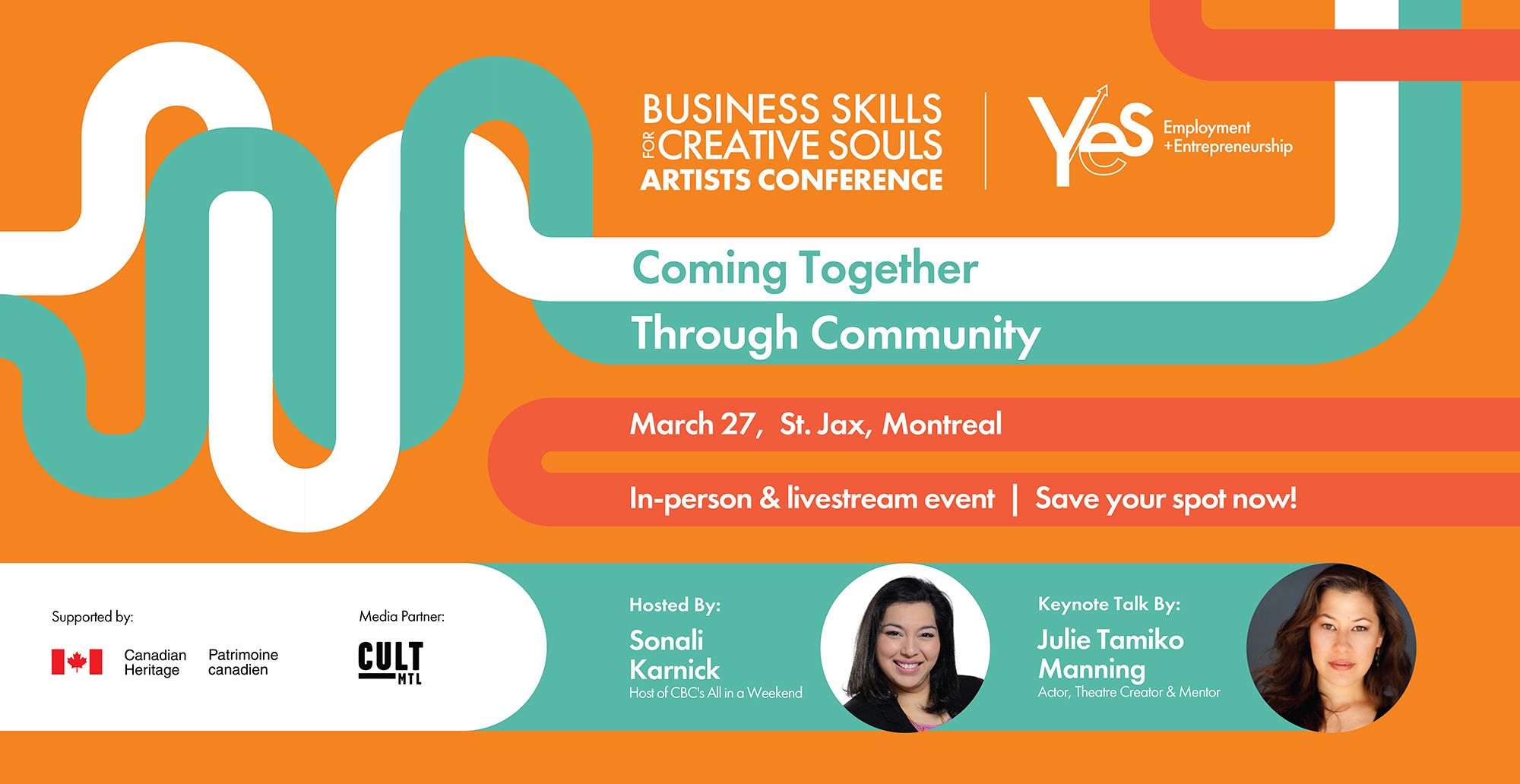 YES Employment + Entrepreneurship Business Skills for Creative Souls Artists Conference