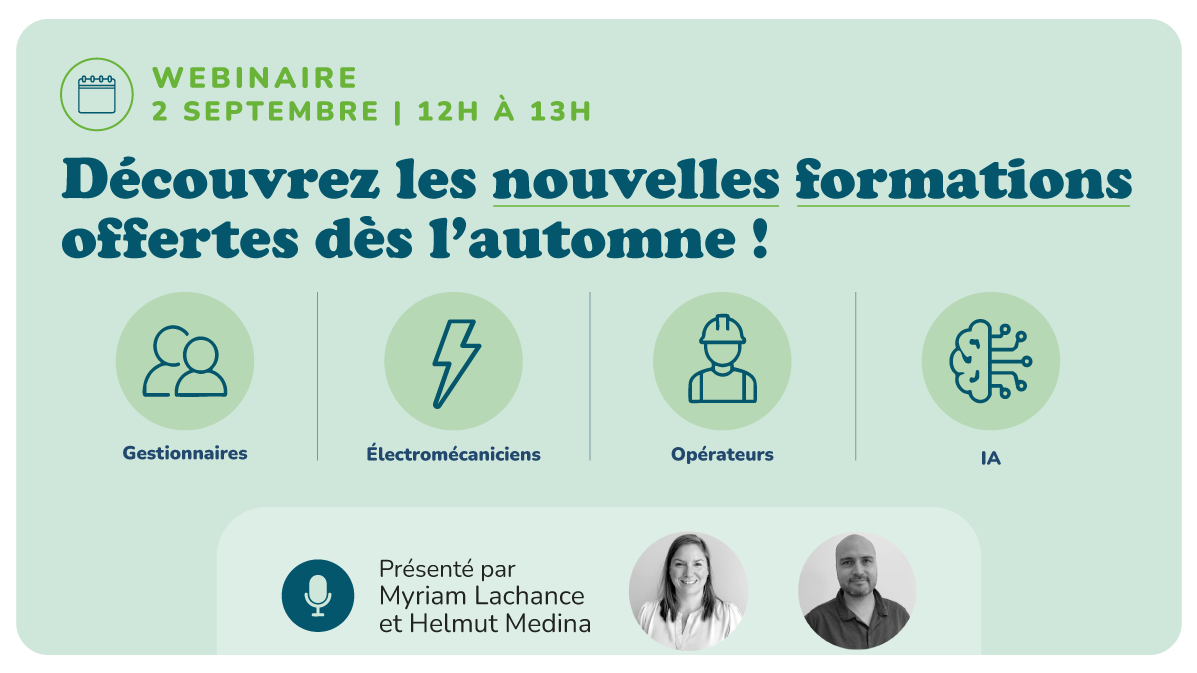 Webinaire | Formation automne 2026 : découvrez les nouveautés du CSMOTA!