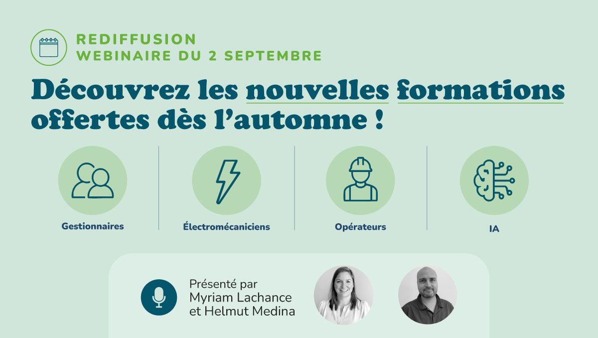 REDIFFUSION | Formation automne 2026 : découvrez les nouveautés du CSMOTA!