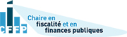 Logo de la Chaire en fiscalité et en finances publiques
